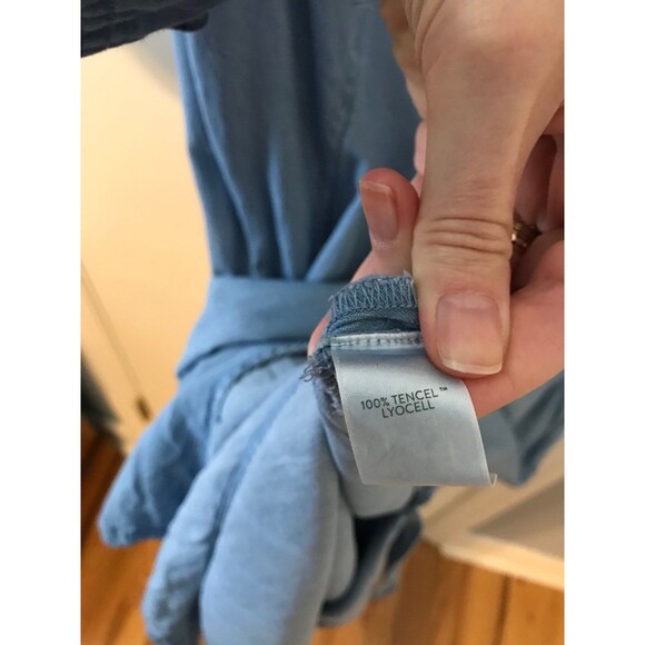 J.Jill Denim Maxi Dress Size Large - Picture 8 of 8